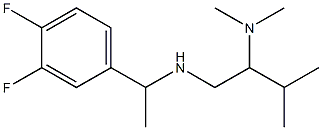 [1-(3,4-difluorophenyl)ethyl][2-(dimethylamino)-3-methylbutyl]amine Struktur