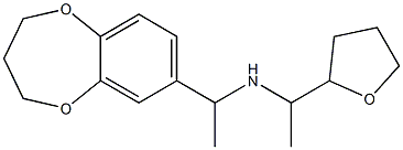 [1-(3,4-dihydro-2H-1,5-benzodioxepin-7-yl)ethyl][1-(oxolan-2-yl)ethyl]amine Struktur