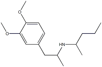 [1-(3,4-dimethoxyphenyl)propan-2-yl](pentan-2-yl)amine Struktur