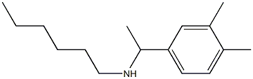 [1-(3,4-dimethylphenyl)ethyl](hexyl)amine Struktur