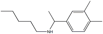 [1-(3,4-dimethylphenyl)ethyl](pentyl)amine Struktur