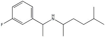 [1-(3-fluorophenyl)ethyl](5-methylhexan-2-yl)amine Struktur