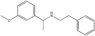 [1-(3-methoxyphenyl)ethyl](2-phenylethyl)amine Struktur