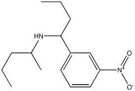 [1-(3-nitrophenyl)butyl](pentan-2-yl)amine Struktur