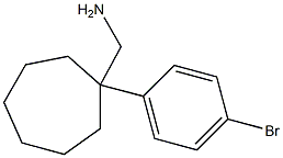 [1-(4-bromophenyl)cycloheptyl]methanamine Struktur