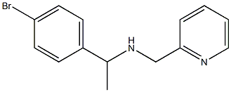 [1-(4-bromophenyl)ethyl](pyridin-2-ylmethyl)amine Struktur