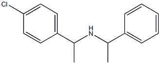 [1-(4-chlorophenyl)ethyl](1-phenylethyl)amine Struktur