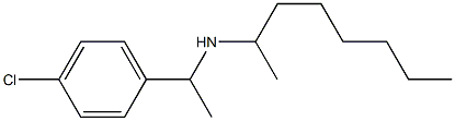 [1-(4-chlorophenyl)ethyl](octan-2-yl)amine Struktur