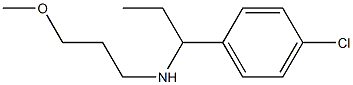 [1-(4-chlorophenyl)propyl](3-methoxypropyl)amine Struktur