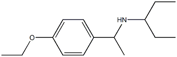 [1-(4-ethoxyphenyl)ethyl](pentan-3-yl)amine Struktur