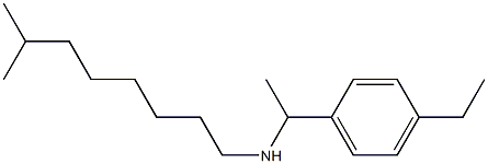 [1-(4-ethylphenyl)ethyl](7-methyloctyl)amine Struktur