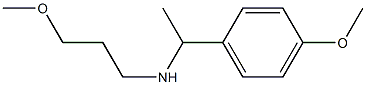 [1-(4-methoxyphenyl)ethyl](3-methoxypropyl)amine Struktur