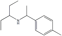 [1-(4-methylphenyl)ethyl](pentan-3-yl)amine Struktur