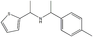 [1-(4-methylphenyl)ethyl][1-(thiophen-2-yl)ethyl]amine Struktur