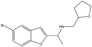 [1-(5-bromo-1-benzofuran-2-yl)ethyl](oxolan-2-ylmethyl)amine Struktur