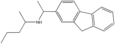 [1-(9H-fluoren-2-yl)ethyl](pentan-2-yl)amine Struktur