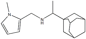 [1-(adamantan-1-yl)ethyl][(1-methyl-1H-pyrrol-2-yl)methyl]amine Struktur