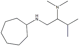 [1-(cycloheptylamino)-3-methylbutan-2-yl]dimethylamine Struktur