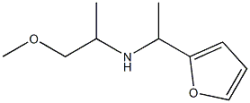 [1-(furan-2-yl)ethyl](1-methoxypropan-2-yl)amine Struktur