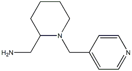 [1-(pyridin-4-ylmethyl)piperidin-2-yl]methanamine Struktur