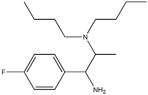 [1-amino-1-(4-fluorophenyl)propan-2-yl]dibutylamine Struktur