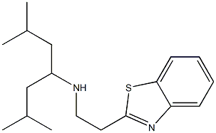 [2-(1,3-benzothiazol-2-yl)ethyl](2,6-dimethylheptan-4-yl)amine Struktur