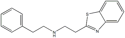 [2-(1,3-benzothiazol-2-yl)ethyl](2-phenylethyl)amine Struktur