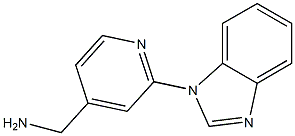 [2-(1H-benzimidazol-1-yl)pyridin-4-yl]methylamine Struktur