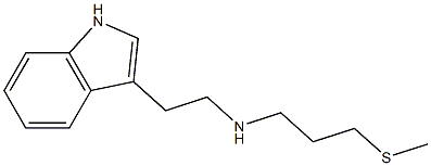 [2-(1H-indol-3-yl)ethyl][3-(methylsulfanyl)propyl]amine Struktur