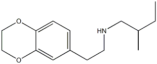 [2-(2,3-dihydro-1,4-benzodioxin-6-yl)ethyl](2-methylbutyl)amine Struktur