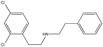 [2-(2,4-dichlorophenyl)ethyl](2-phenylethyl)amine Struktur