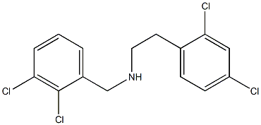 [2-(2,4-dichlorophenyl)ethyl][(2,3-dichlorophenyl)methyl]amine Struktur