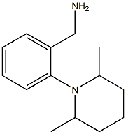 [2-(2,6-dimethylpiperidin-1-yl)phenyl]methanamine Struktur