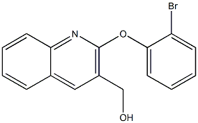 [2-(2-bromophenoxy)quinolin-3-yl]methanol Struktur