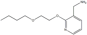 [2-(2-butoxyethoxy)pyridin-3-yl]methanamine Struktur