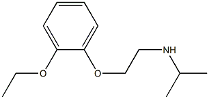 [2-(2-ethoxyphenoxy)ethyl](propan-2-yl)amine Struktur