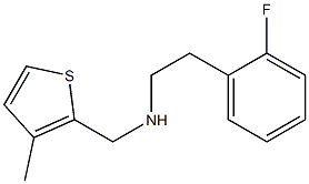 [2-(2-fluorophenyl)ethyl][(3-methylthiophen-2-yl)methyl]amine Struktur