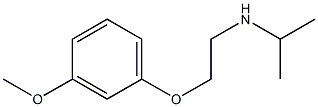 [2-(3-methoxyphenoxy)ethyl](propan-2-yl)amine Struktur