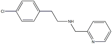 [2-(4-chlorophenyl)ethyl](pyridin-2-ylmethyl)amine Struktur