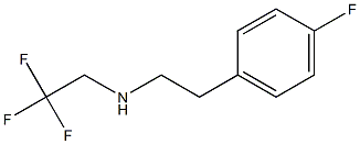 [2-(4-fluorophenyl)ethyl](2,2,2-trifluoroethyl)amine Struktur