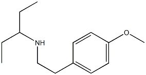 [2-(4-methoxyphenyl)ethyl](pentan-3-yl)amine Struktur