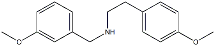 [2-(4-methoxyphenyl)ethyl][(3-methoxyphenyl)methyl]amine Struktur