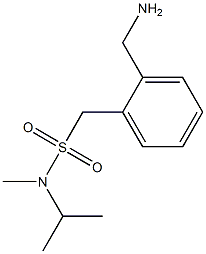 [2-(aminomethyl)phenyl]-N-methyl-N-(propan-2-yl)methanesulfonamide Struktur