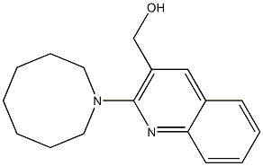 [2-(azocan-1-yl)quinolin-3-yl]methanol Struktur