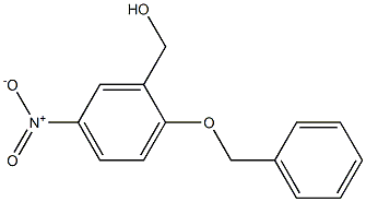 [2-(benzyloxy)-5-nitrophenyl]methanol Struktur