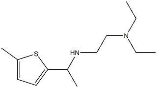 [2-(diethylamino)ethyl][1-(5-methylthiophen-2-yl)ethyl]amine Struktur