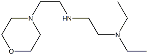 [2-(diethylamino)ethyl][2-(morpholin-4-yl)ethyl]amine Struktur