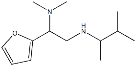 [2-(dimethylamino)-2-(furan-2-yl)ethyl](3-methylbutan-2-yl)amine Struktur