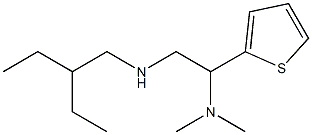 [2-(dimethylamino)-2-(thiophen-2-yl)ethyl](2-ethylbutyl)amine Struktur