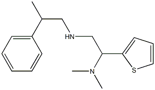 [2-(dimethylamino)-2-(thiophen-2-yl)ethyl](2-phenylpropyl)amine Struktur